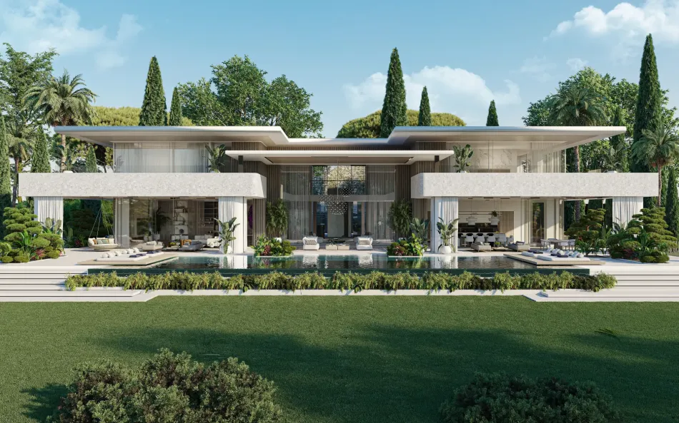 Exceptionell tomt och projekt för försäljning i Hacienda Las Chapas, Marbella