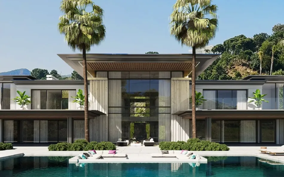 Exklusivt lyxvillaprojekt med utsikt över golfbana och hav i Marbella Club Golf Resort, Benahavís