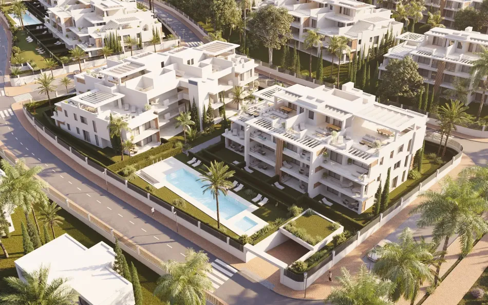 Lägenhet till salu i New Golden Mile, Estepona Öst