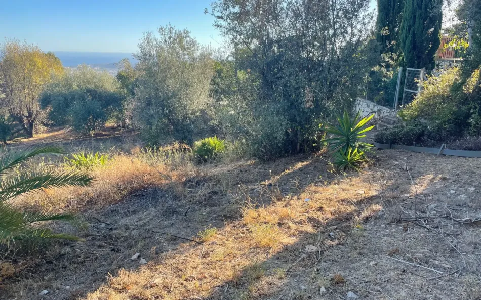 Tomt i Mijas Pueblo med panoramautsikt över hav och berg