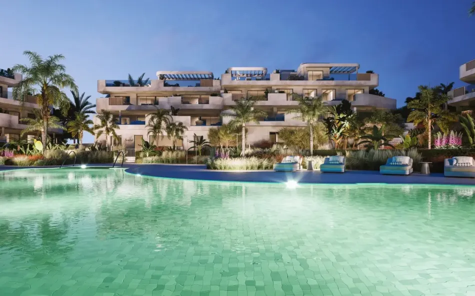 Idyllic, comfort living in modern apartments in Estepona Golf