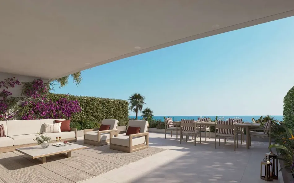 Elegant 3-Bedroom Apartments with Sea Views in Torremuelle, Costa del Sol