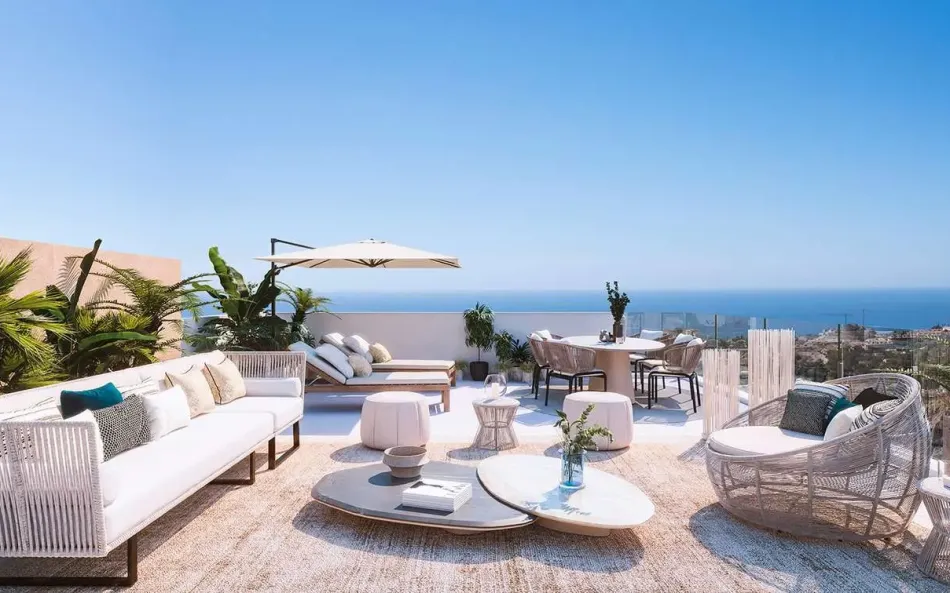 Modern 2 & 3-Bedroom Apartments with Sea Views in Montealto, Benalmádena